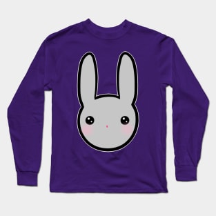 Funny Bunny Face Long Sleeve T-Shirt